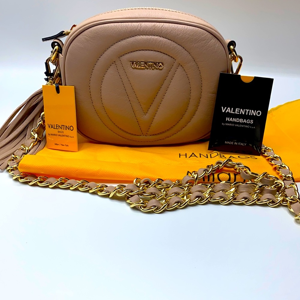 Valentino Nina Sauvage Leather Crossbody